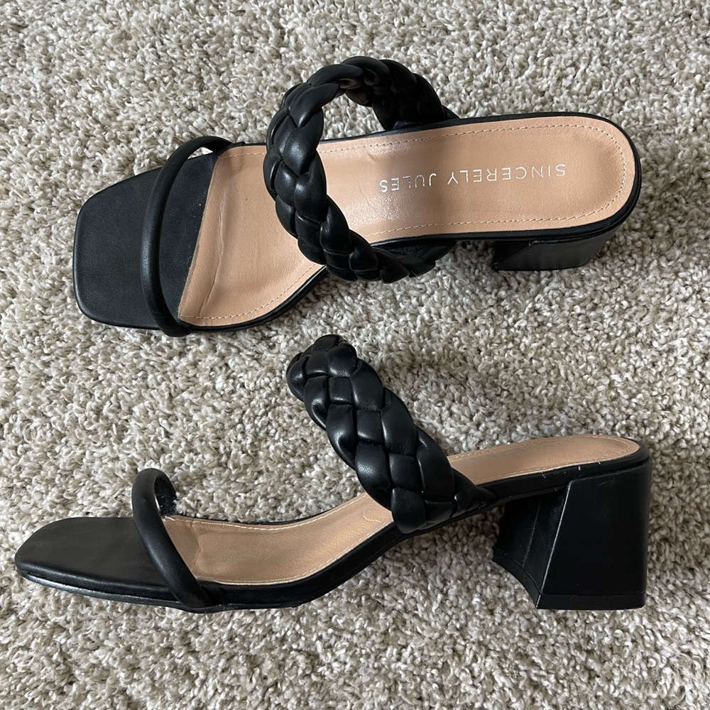 Black heels